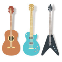 Gitar 3lü Set